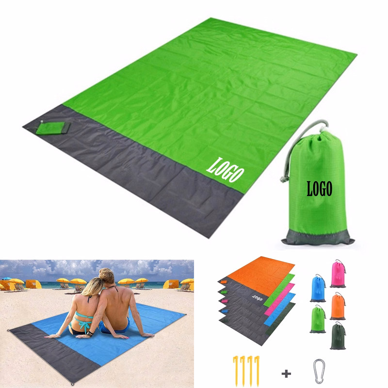 Custom Beach Blanket Picnic Mat MOQ 10PCS