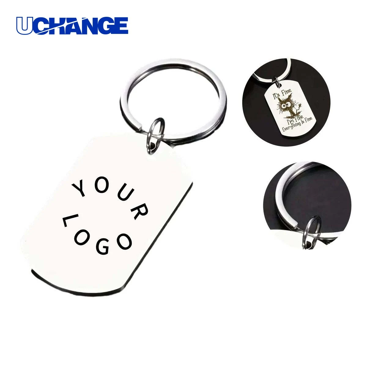 Engravable Keychain Accessory Compact for Personalization 1