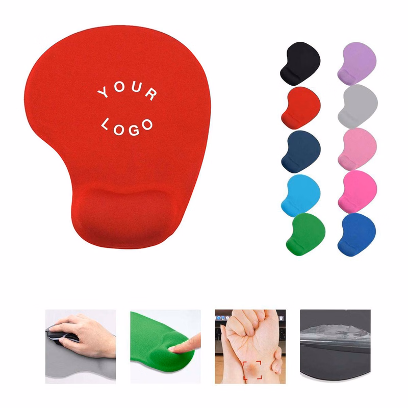 Mouse Pad with Silicone Wrist Support Ergonomic Design