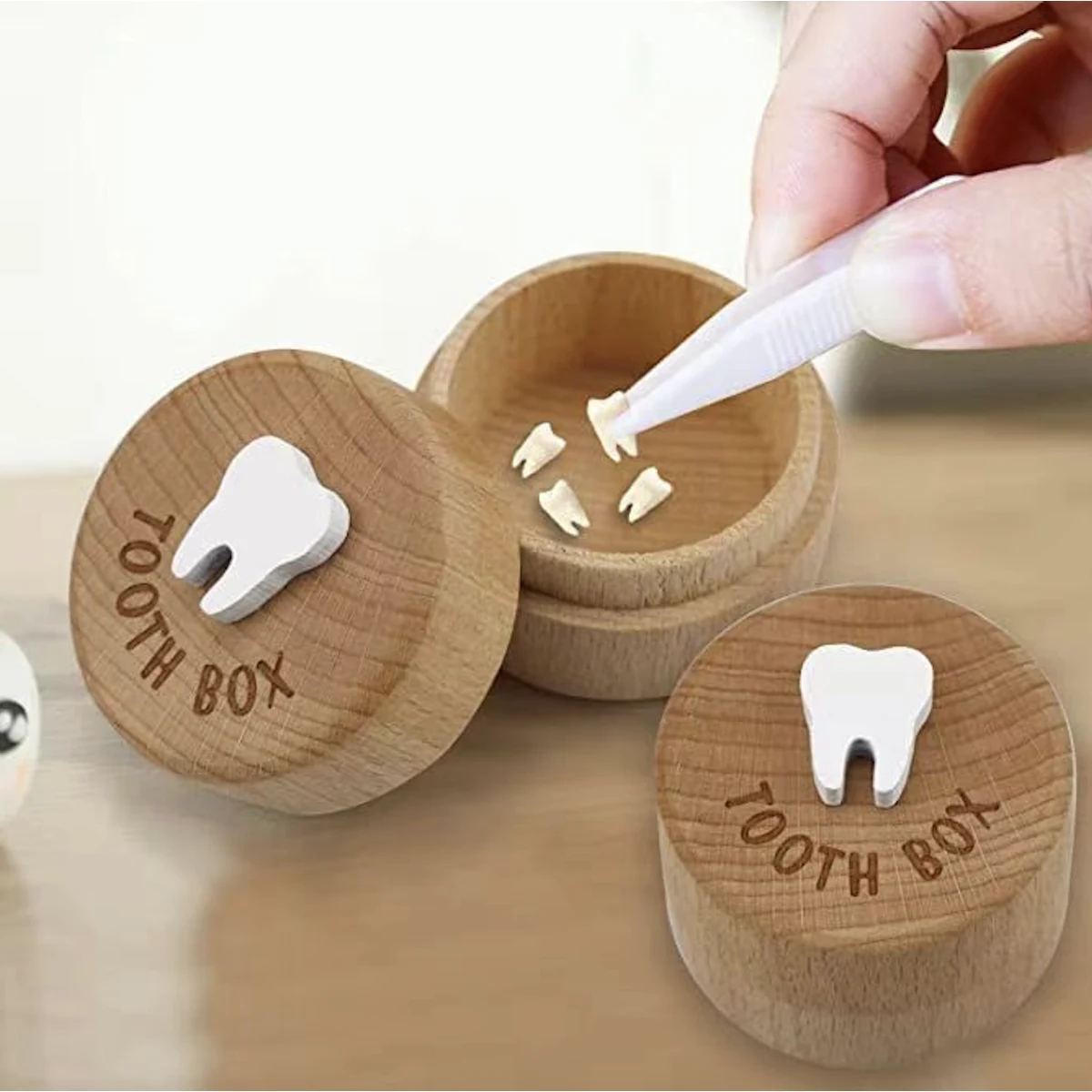 Wooden Tooth Fairy Keepsake Box 1