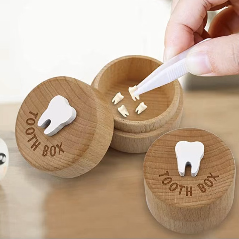 Wooden Tooth Fairy Keepsake Box