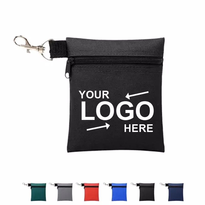 Golf Non-Woven Zippered Pouch