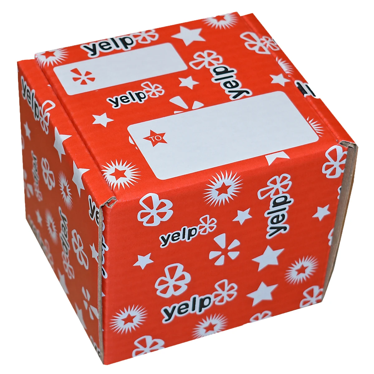 5" x 5" x 5" - B-Flute Outside Tuck Box 1