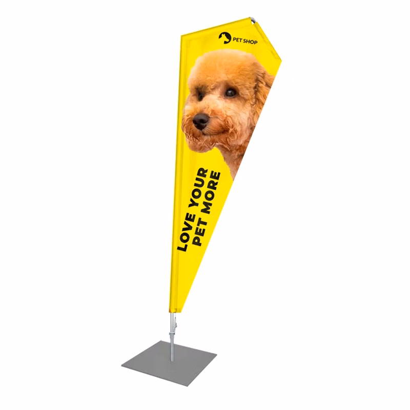 Razor Style Flip Flag 3.6' x 9.4'