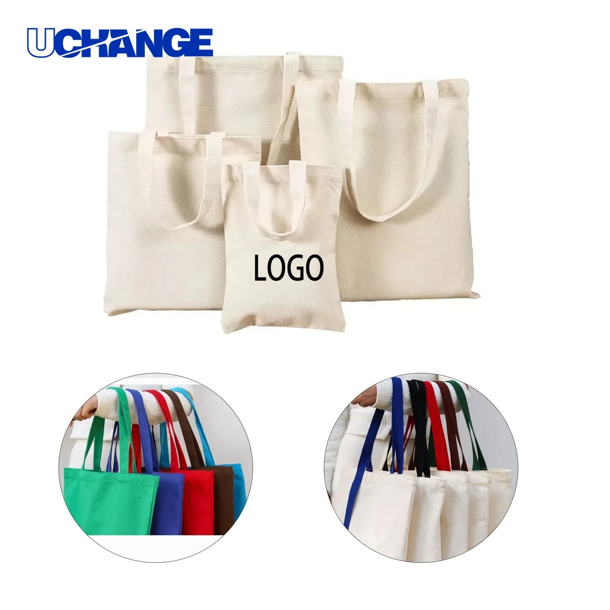 Eco-Friendly Canvas Shopping Bag Organizer, custom tote bag with logo imprint 1