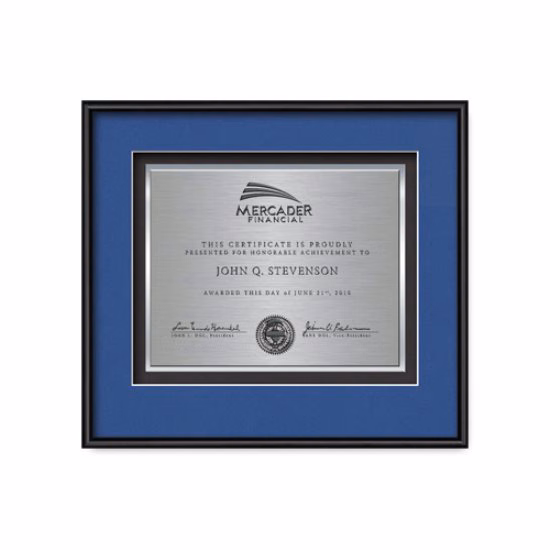Fenestra Certificate TexEtch - Black