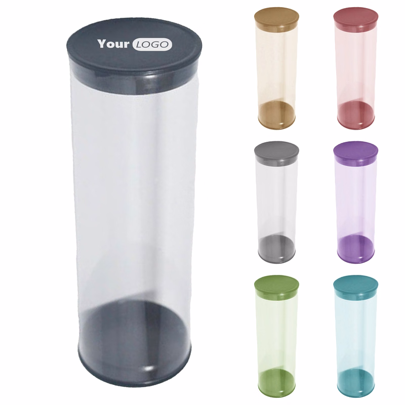 PVC Logo-Ready Golf Ball Tube