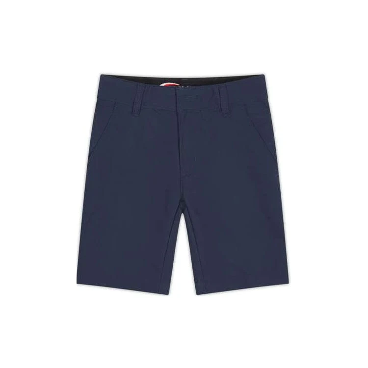Girls Flat Front Shorts - Size 7 Navy 1