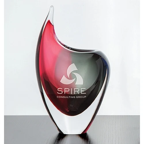 Plato Art Vase - Rose/Black 1