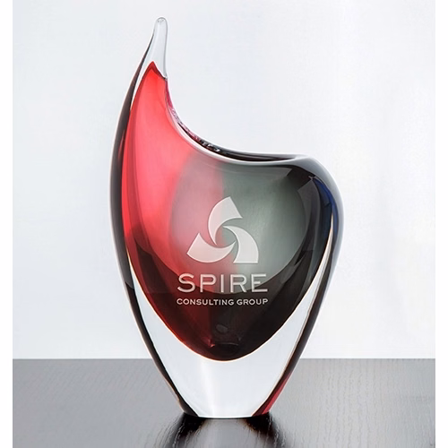 Plato Art Vase - Rose/Black