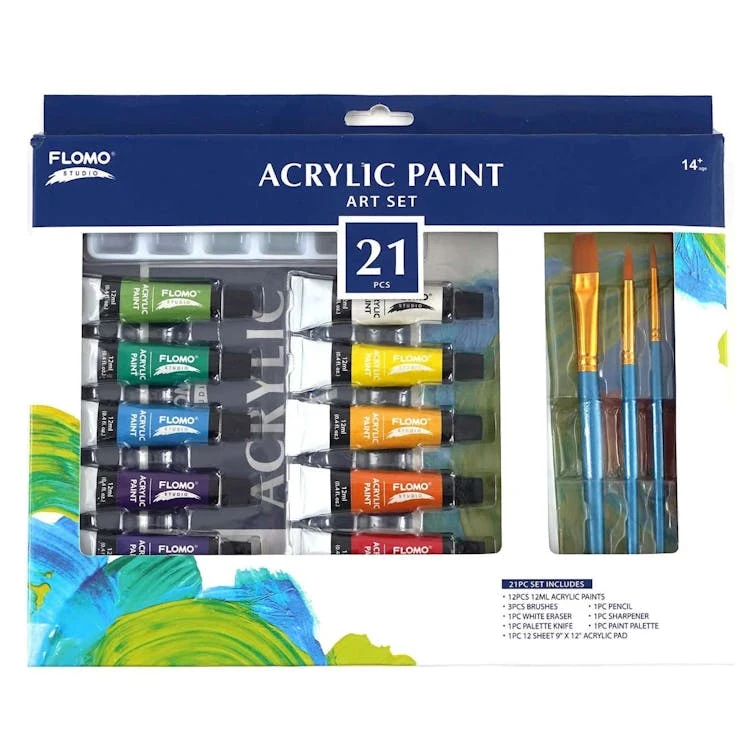 Acrylic Paint Art Sets - 21 Piece 1