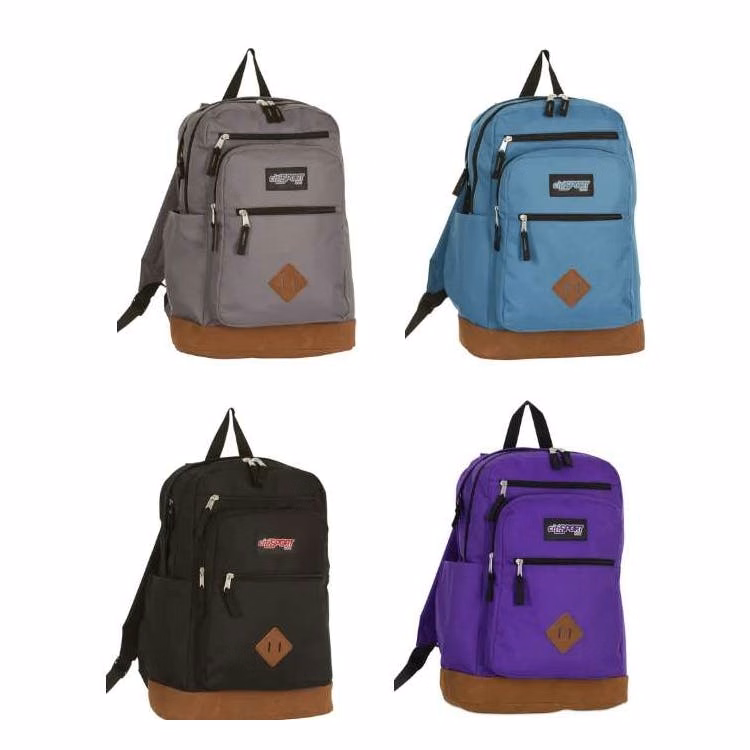 18.5" Classic Backpack - Assorted Colors Leatherette Bottom