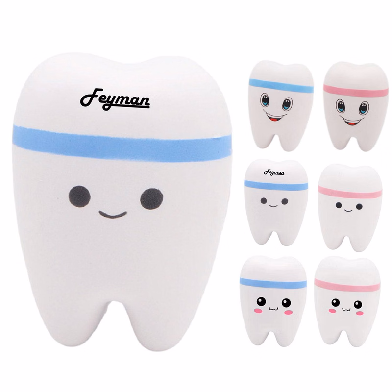 Simulation Teeth PU Slow Rebound Stress Relief Toy