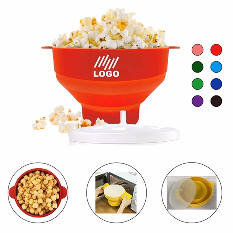 Eco-Friendly Microwave Sillcone Popcorn Bowl