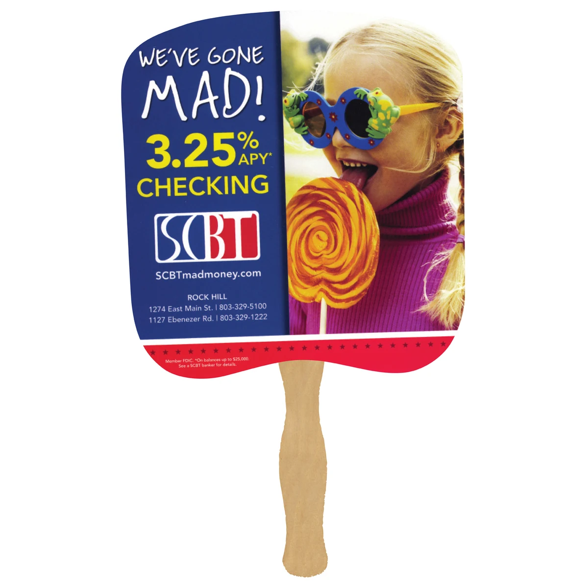 Single Side Bread Slice Shaped Fan 1