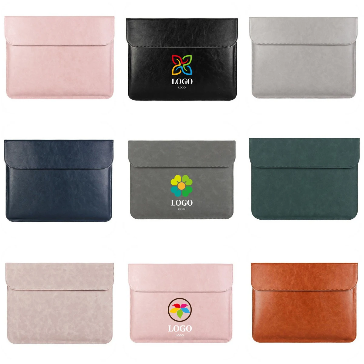 13 Inch Pu Leather Laptop Sleeve Tablet Briefcase 1