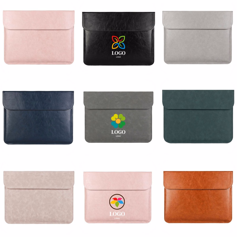 13 Inch Pu Leather Laptop Sleeve Tablet Briefcase