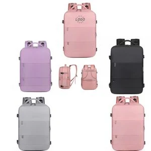 College Backpacks With Shoe Compartment For Travel, custom backpack with logo imprint 1