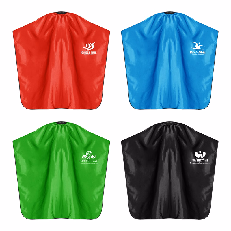 Dye Resistant Hair Care Shawl With Snap Closure
