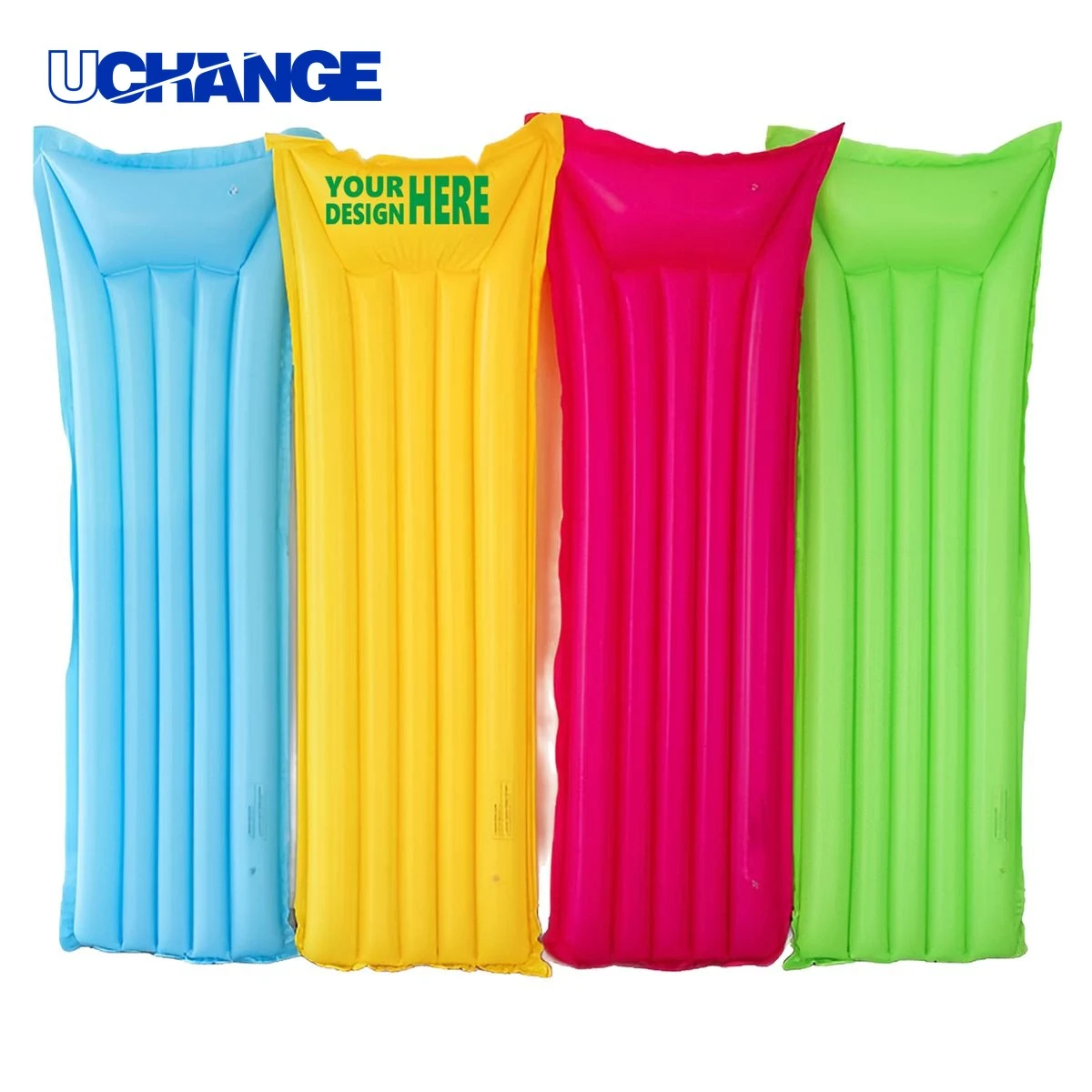 Customizable Inflatable Pool Float Mattress with Backrest Lounge 1