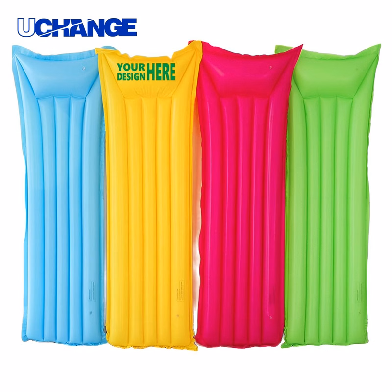 Customizable Inflatable Pool Float Mattress with Backrest Lounge