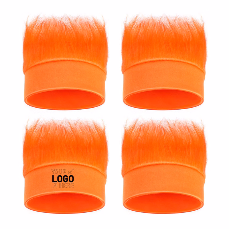 Qatar World Cup Football Fans Pure Colored Wig