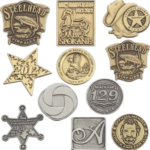 Die Struck Antique Lapel Pin 1
