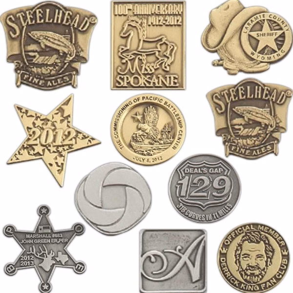 Die Struck Antique Lapel Pin