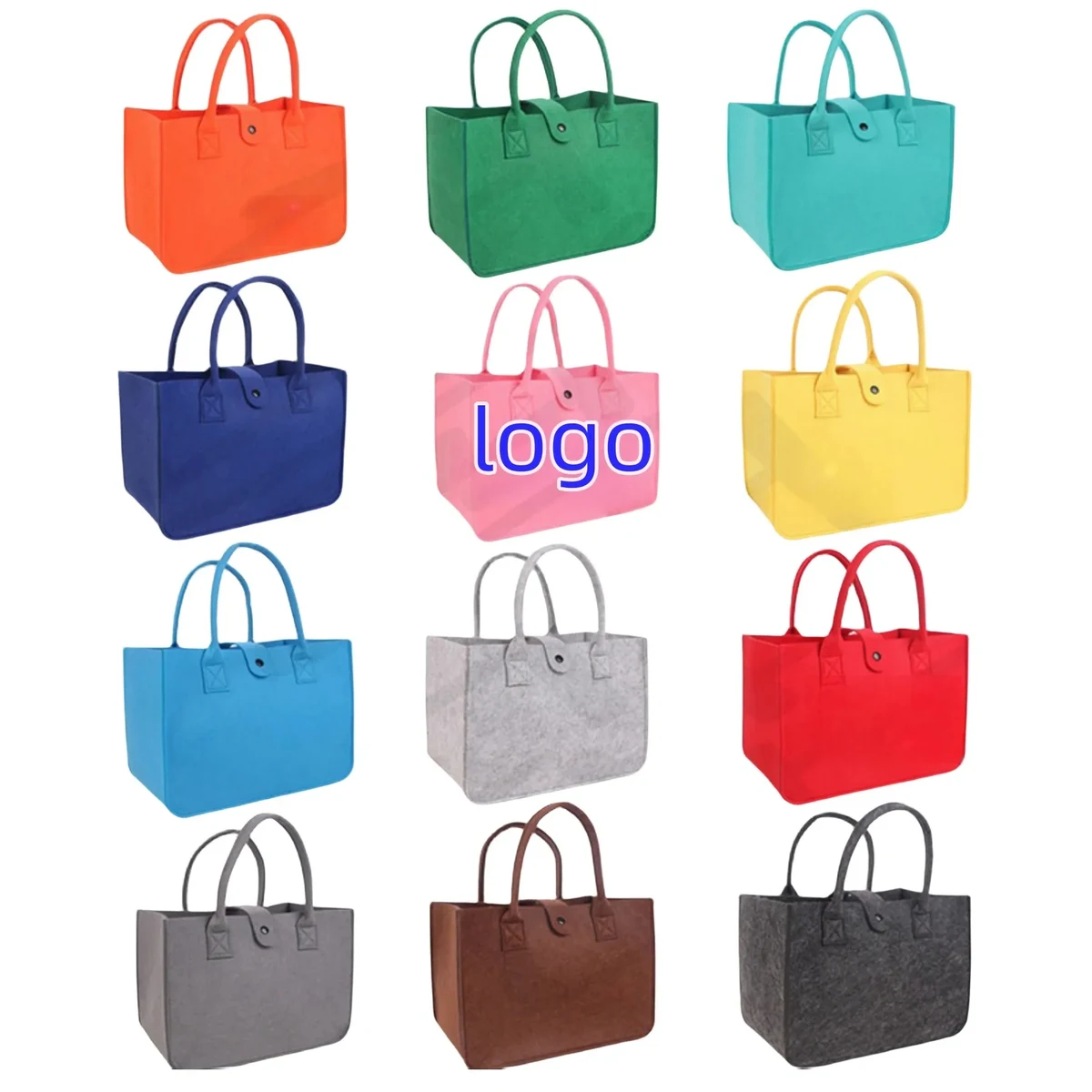 Felt Material Large Tote Bag 1