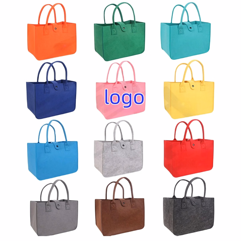 Felt Material Large Tote Bag