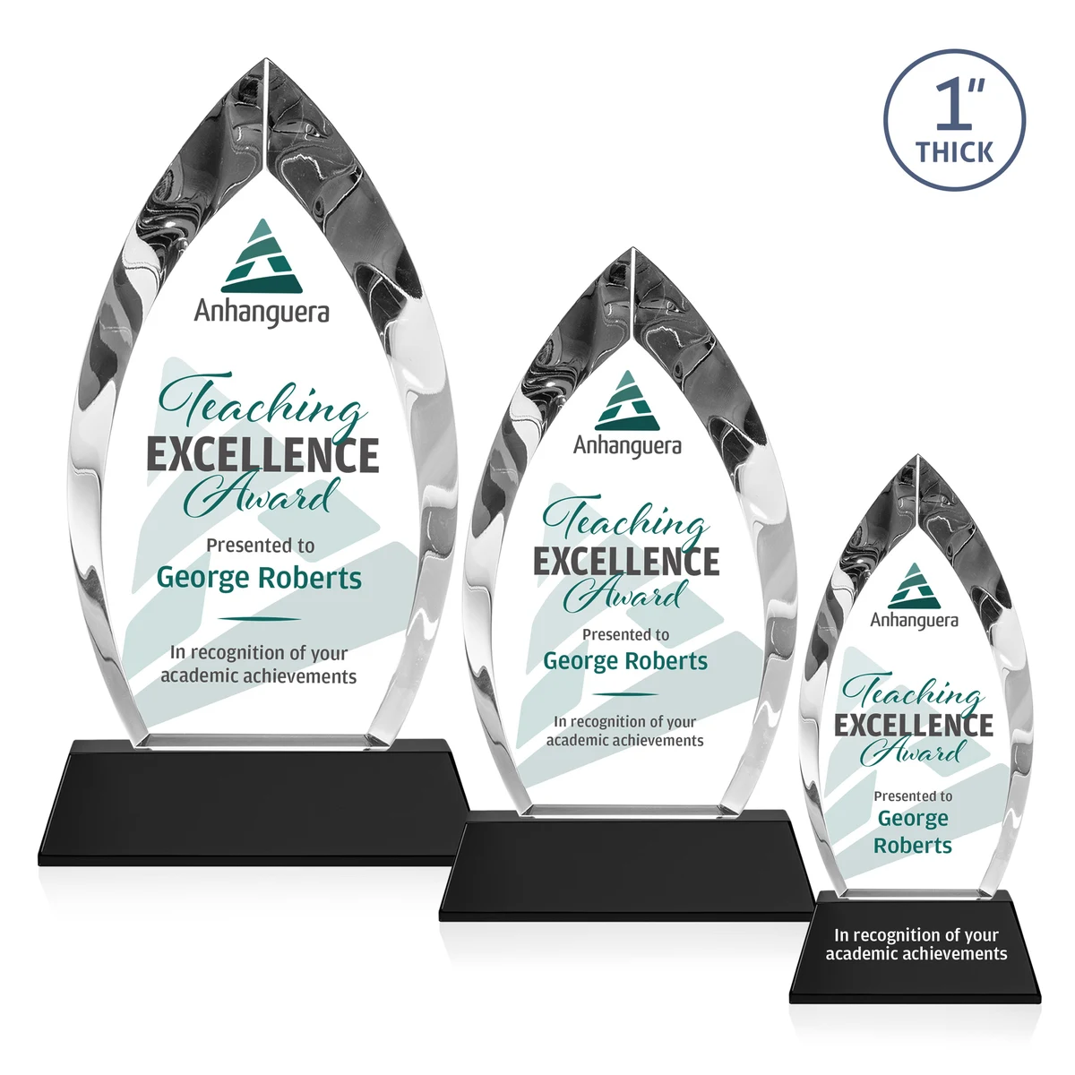 Marinello VividPrint™ Award on Base - Black 1
