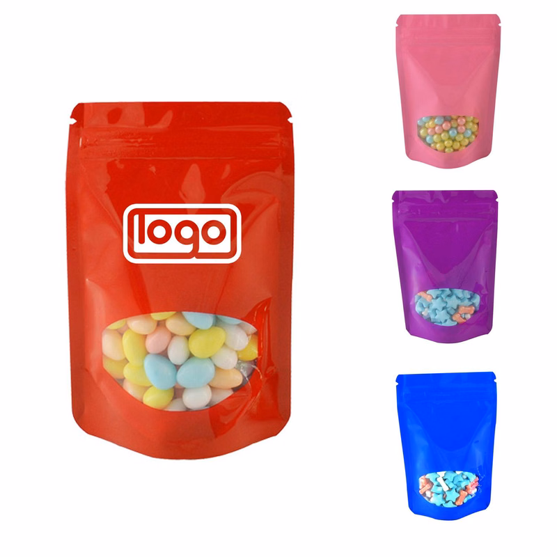 Aluminum Foil Stand Up Zipper Bag with Clear Window