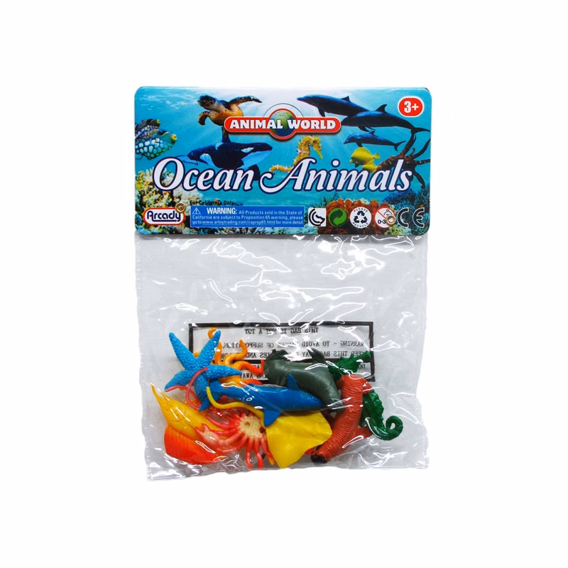 Animal World Ocean Animal Figures 10-Piece