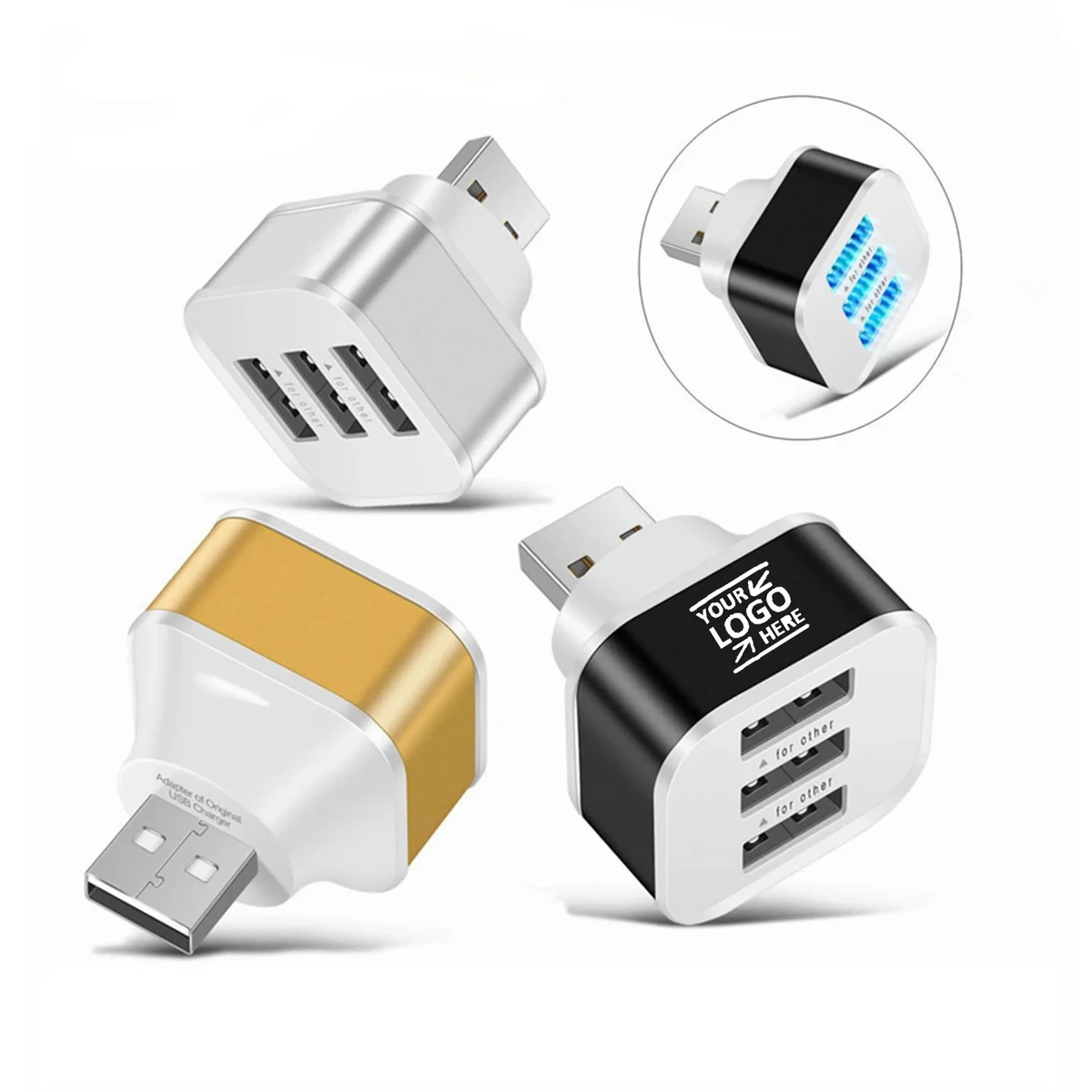 3 Port USB Divider Hub 1