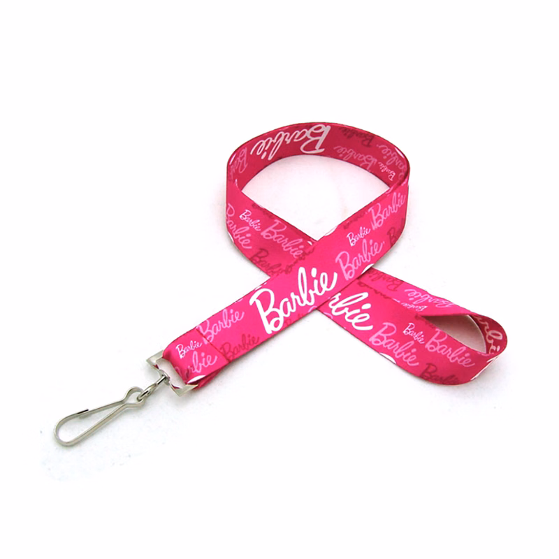 1" Digitally Sublimated Lanyard w/ J-Hook