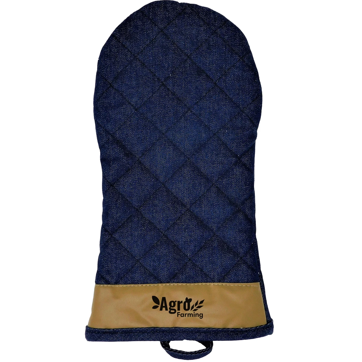 Lindstrom Quilted Oven Mitt W/Vegan Leather 1