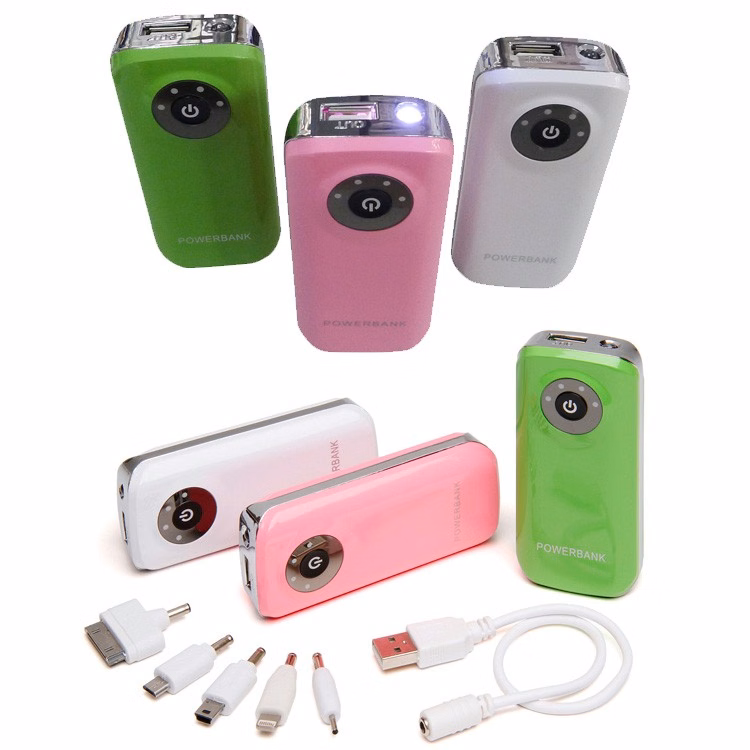 Mia 4400 mAh Plastic Power Bank with LED Light