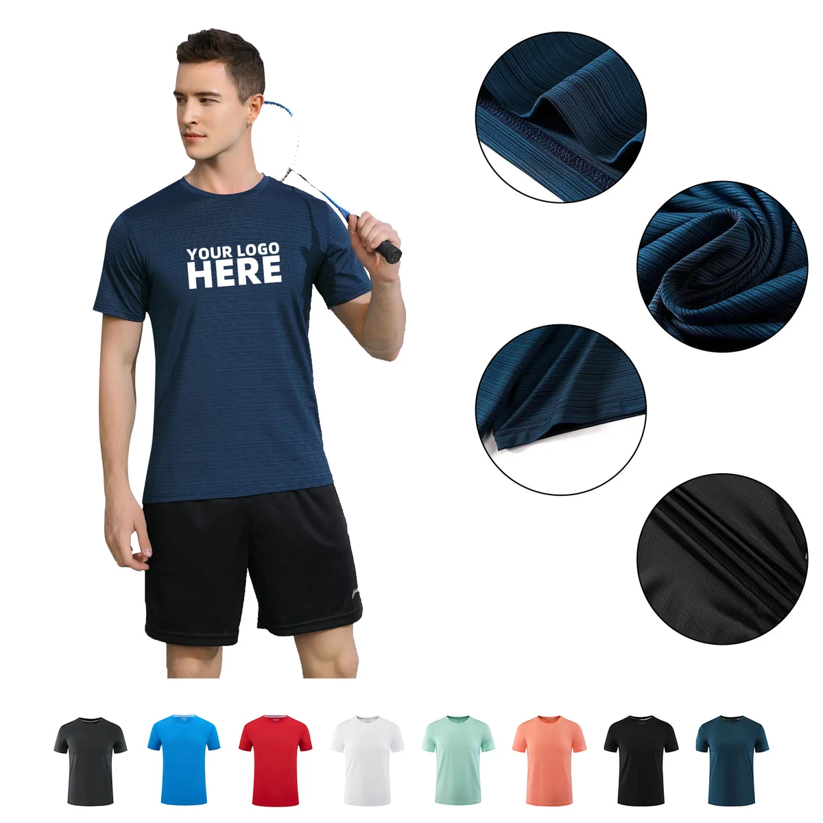 Quick Drying Crewneck T-Shirt 1