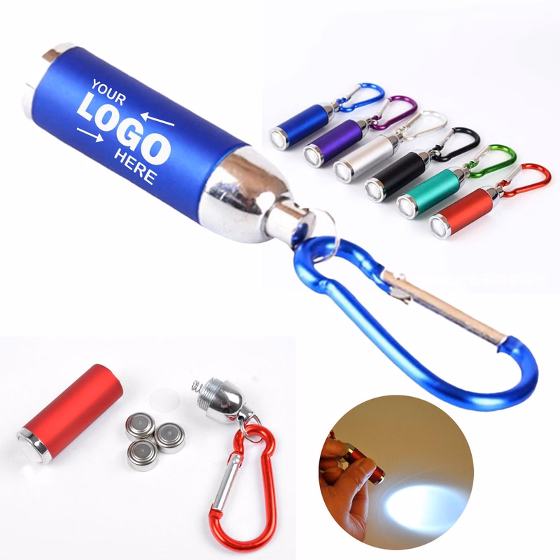 Pocket Zoomable LED Flashlight Keychain