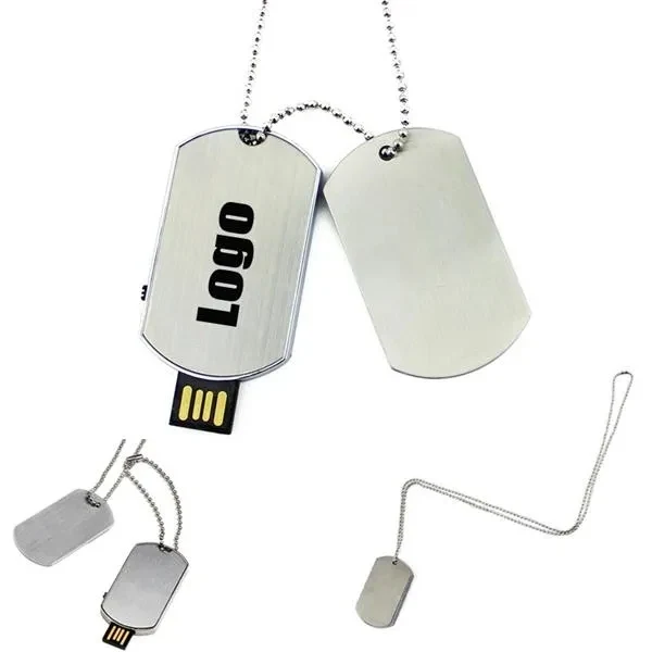 2 GB Dog Tag USB flash drive 1
