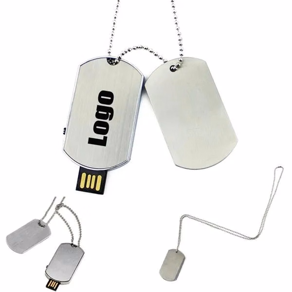 2 GB Dog Tag USB flash drive