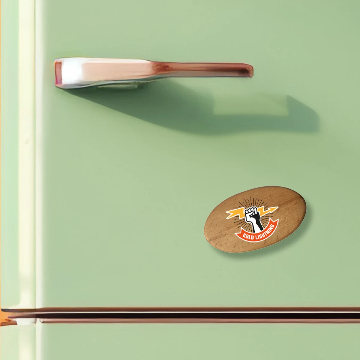 Oval Stock Wood Magnet: Oval 1