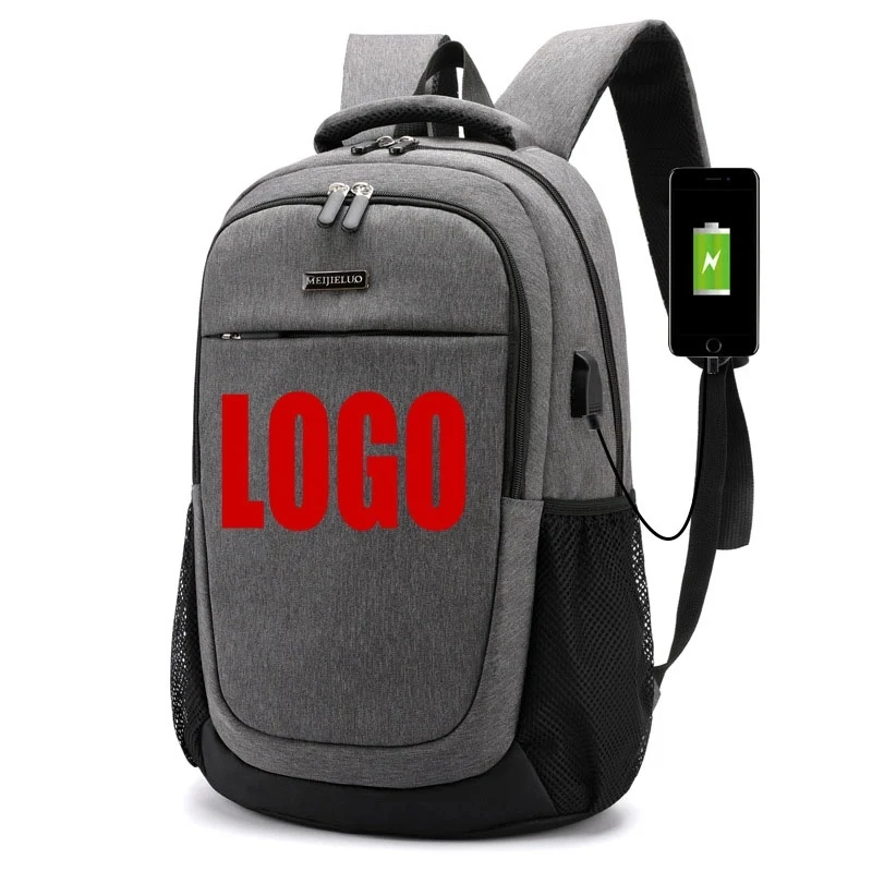 Custom Lightweight Laptops Backpacks with USB Port 1