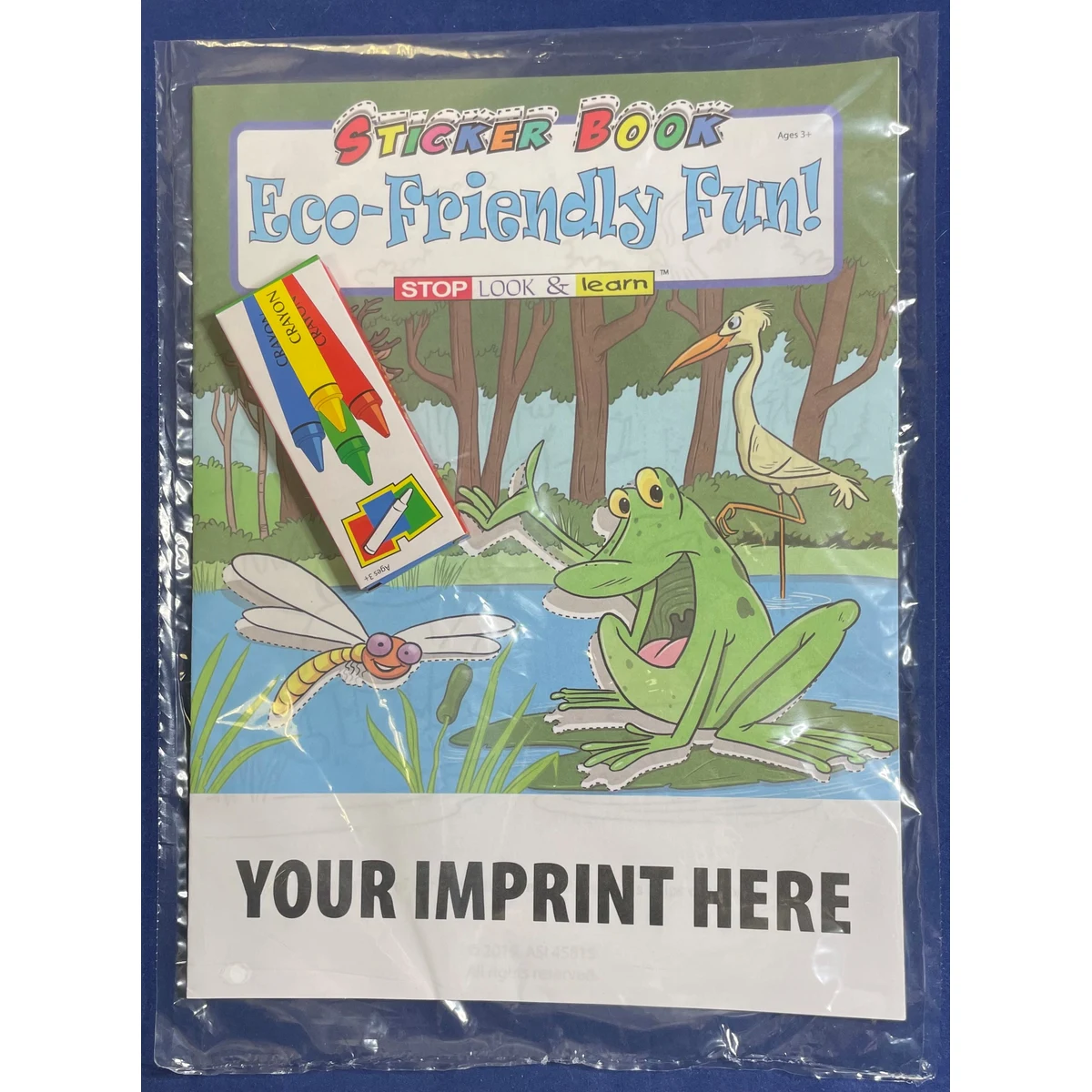 STICKER BOOK SET - Eco-Friendly Fun! Sticker Book Fun Pack 1