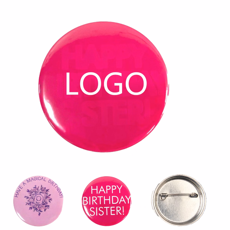 Customized Round Metal Pin Badges