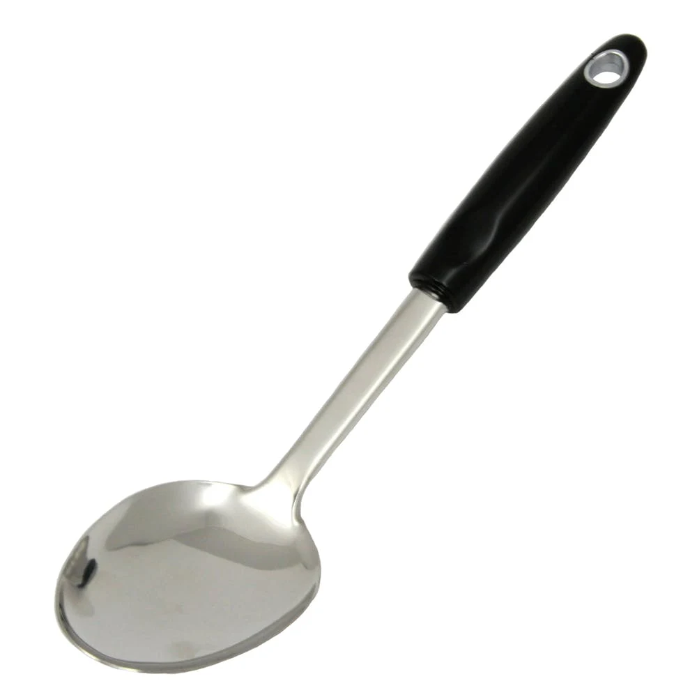 Stainless Steel Basting Spoons - Black 12" 1