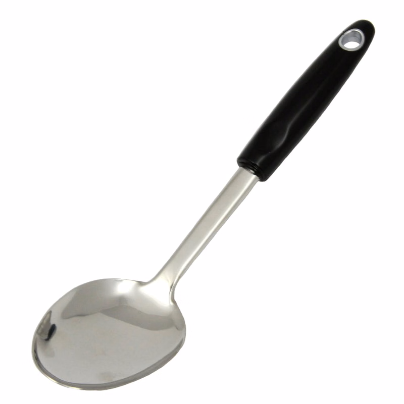 Stainless Steel Basting Spoons - Black 12"