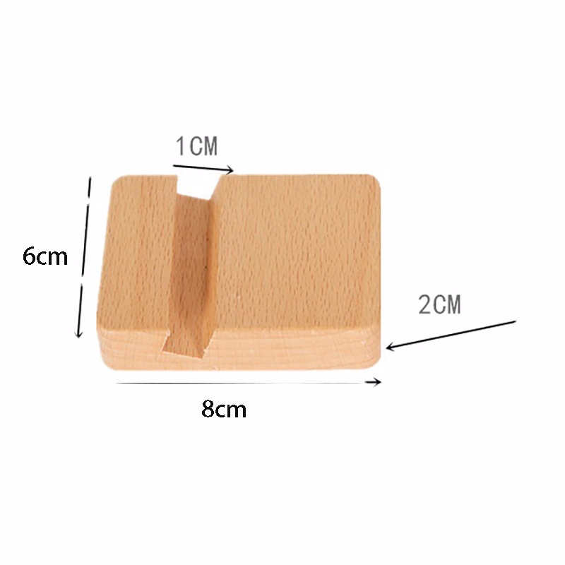 Portable Wooden Mobile Phone Holder