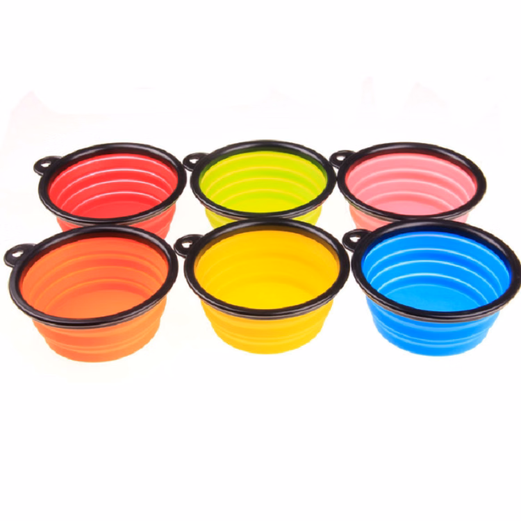 Outdoor Foldable Pet Silicone Bowl, FREE SHIPPING!