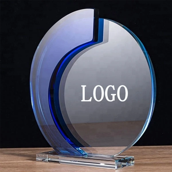 Custom Cystal Glass Trophy Award 1